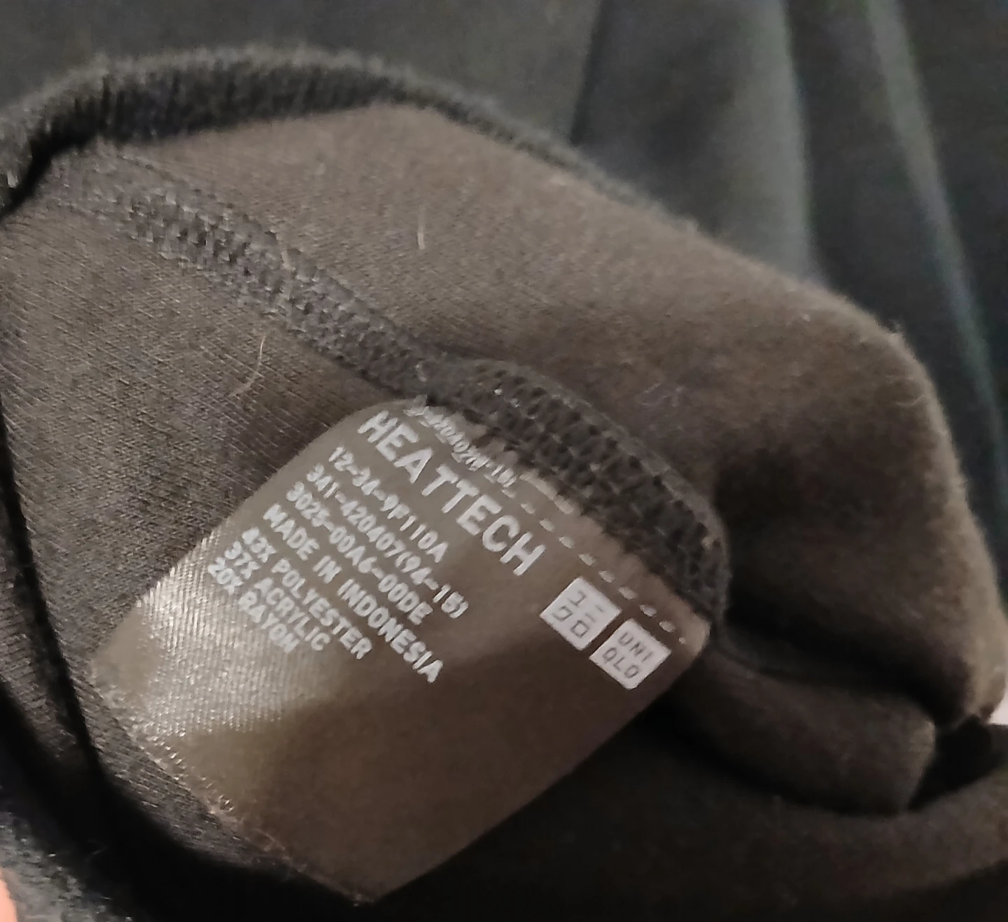 Women Medium Uniqlo Black Long Sleeve Shirt - photo 3