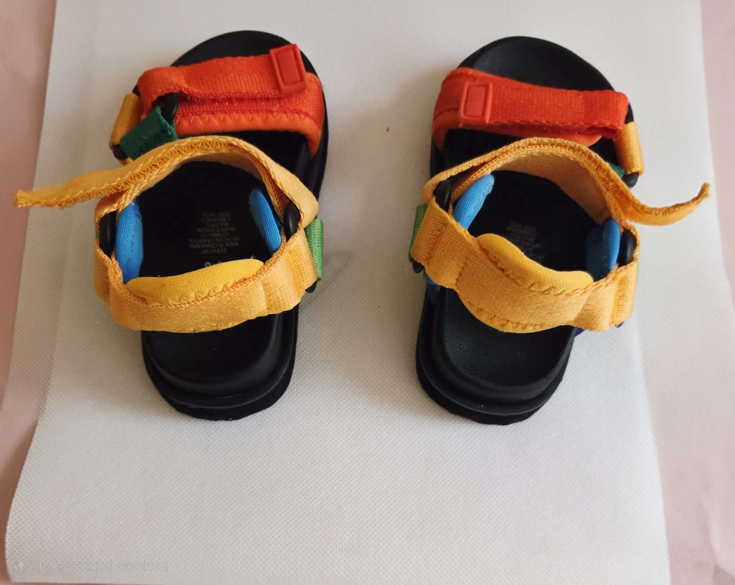 Baby GAP Multicolor Strap Sandals Toddler Size 6 - photo 2