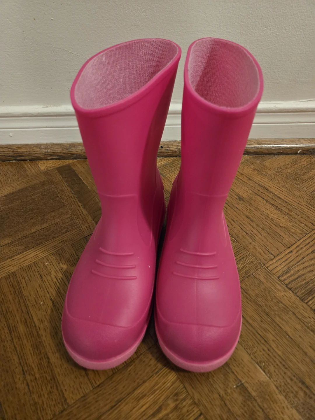 Pink Rubber Rain Boots Size 1