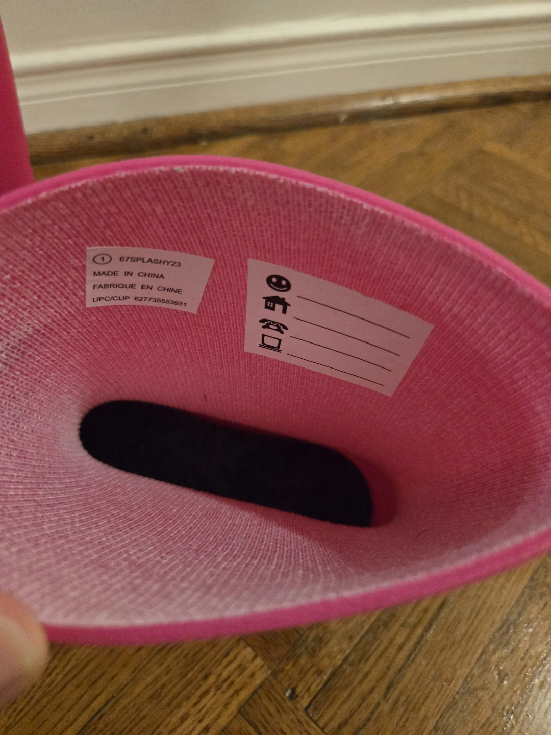 Pink Rubber Rain Boots Size 1 - photo 3
