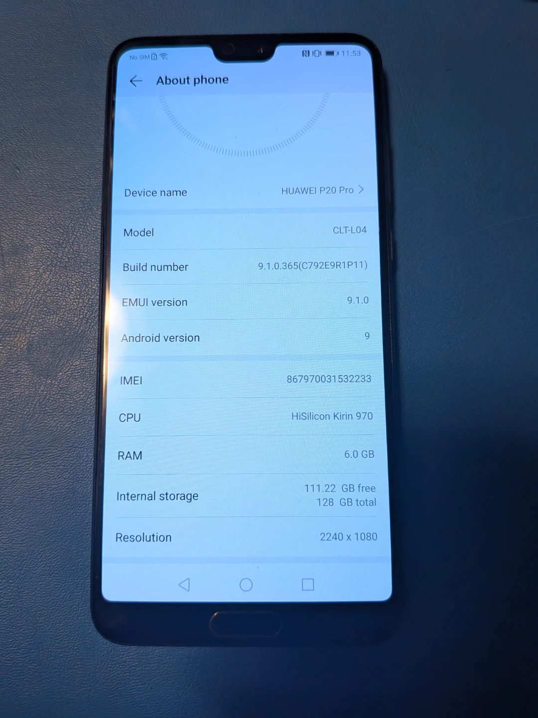128GB Huawei P20 Pro with new battery - photo 2