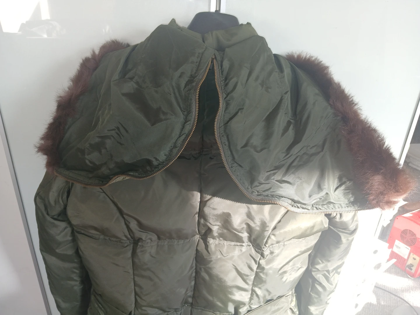 Buffalo Puffer Jacket with Fur Hood Trim - photo 3