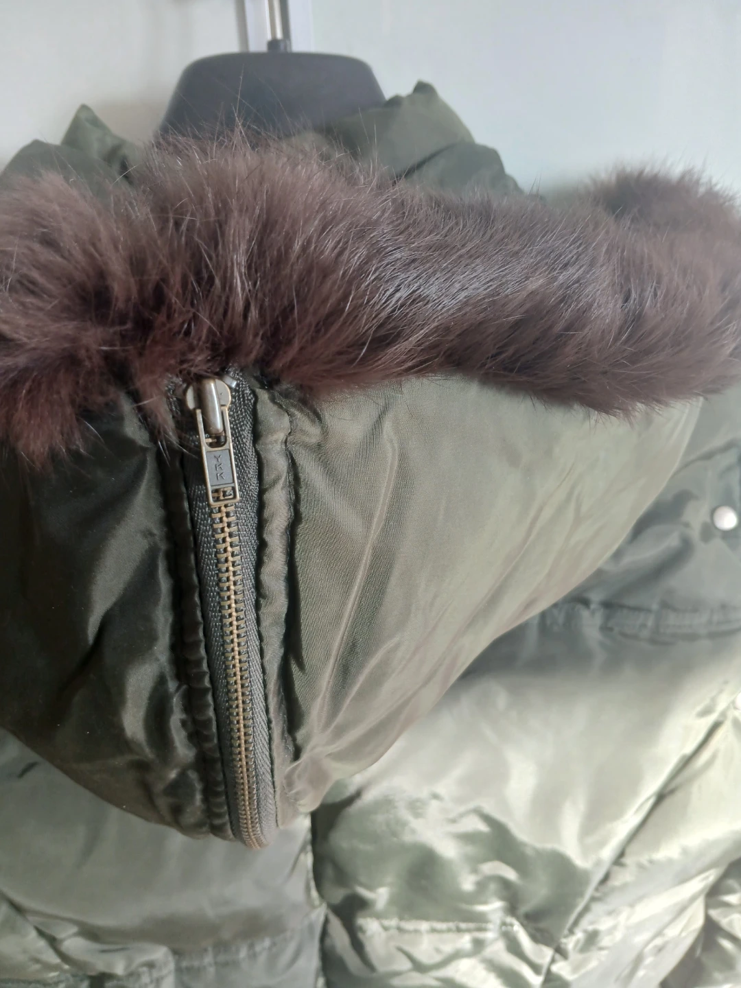 Buffalo Puffer Jacket with Fur Hood Trim - photo 5
