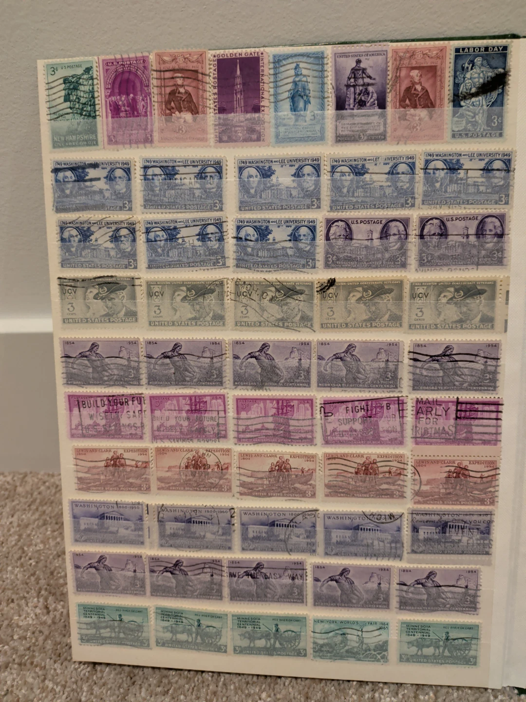 VINTAGE STAMPS OF THE WORLD CMC STAMP BINDER - photo 4