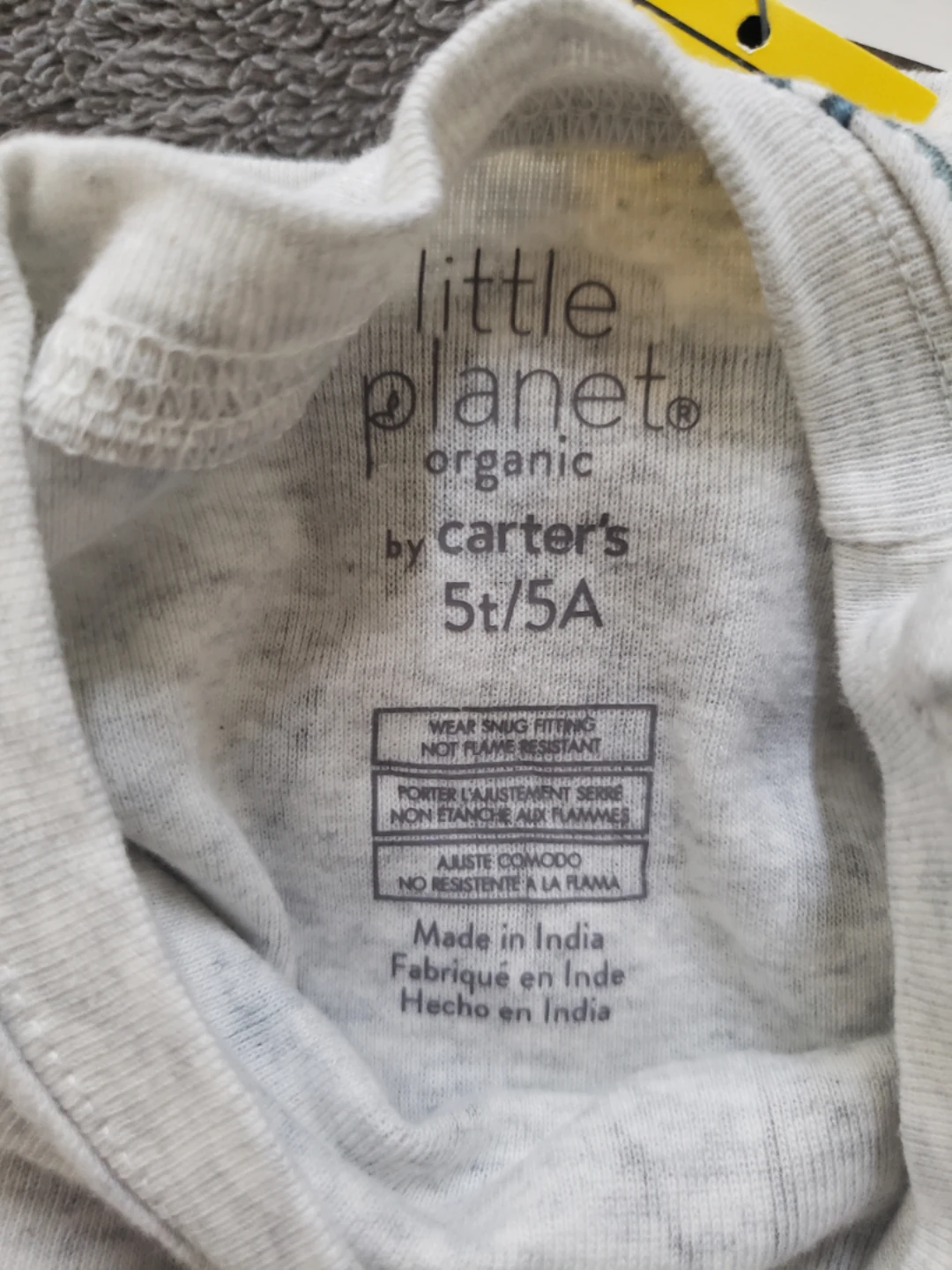 Little Planet by Carter's Organic Pajamas - Size 5T - photo 2