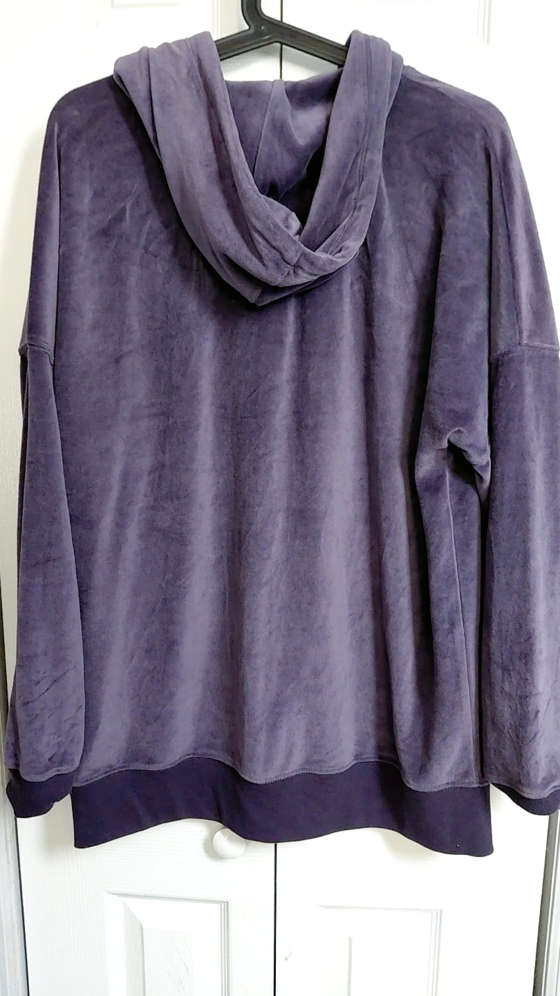 Aeropostale Velour Hoodie Sweatshirt M/L