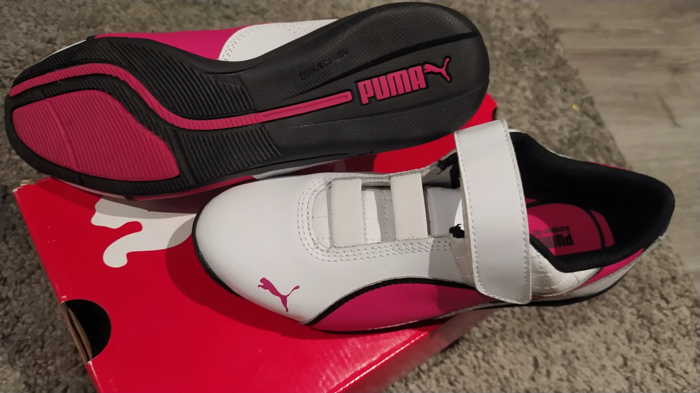 Puma Drift Cat 6 L V Kids Shoes White/Pink CDN Size 3 - photo 2