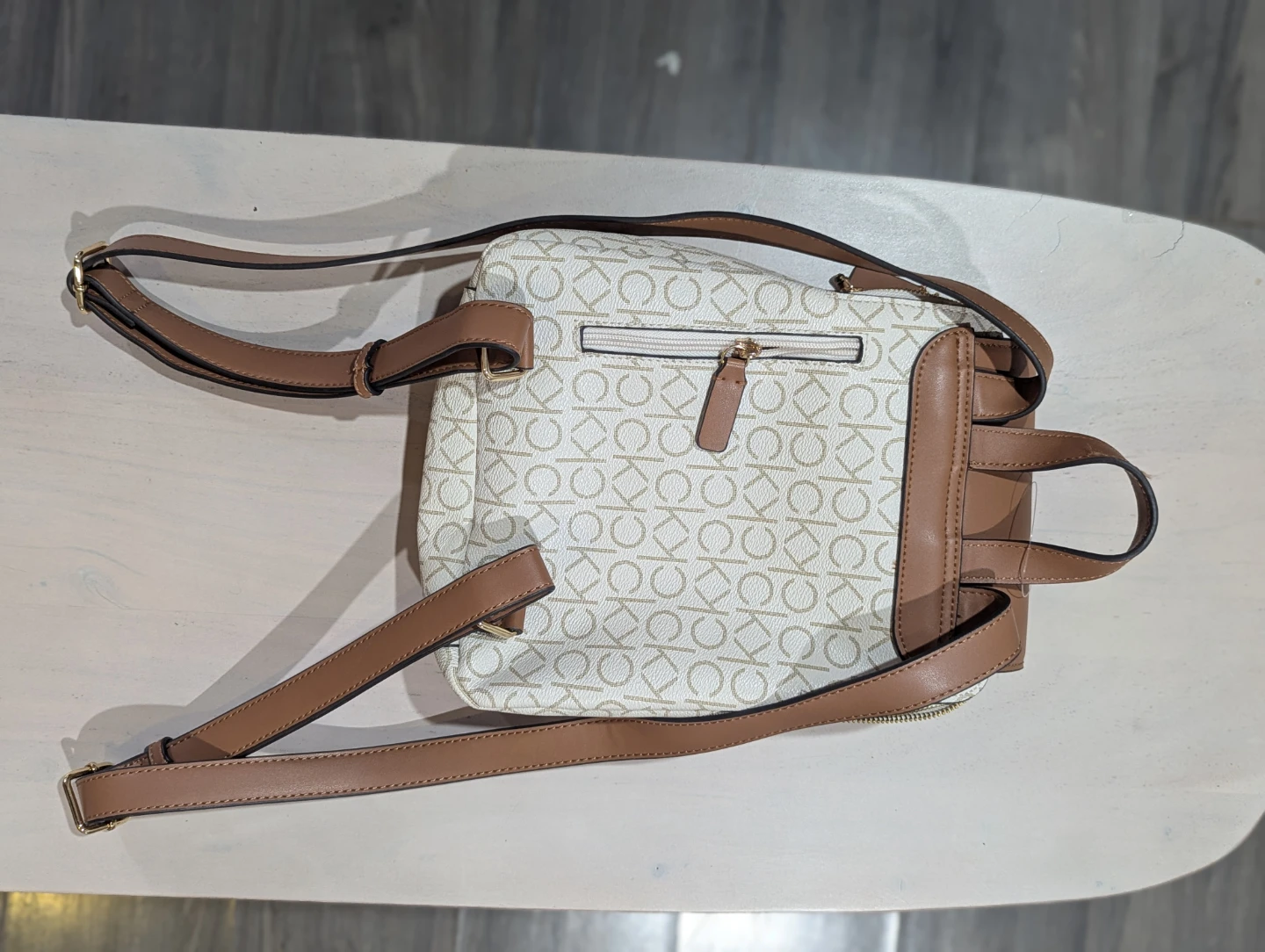 Calvin Klein Backpack - Beige/Brown Monogram - photo 2