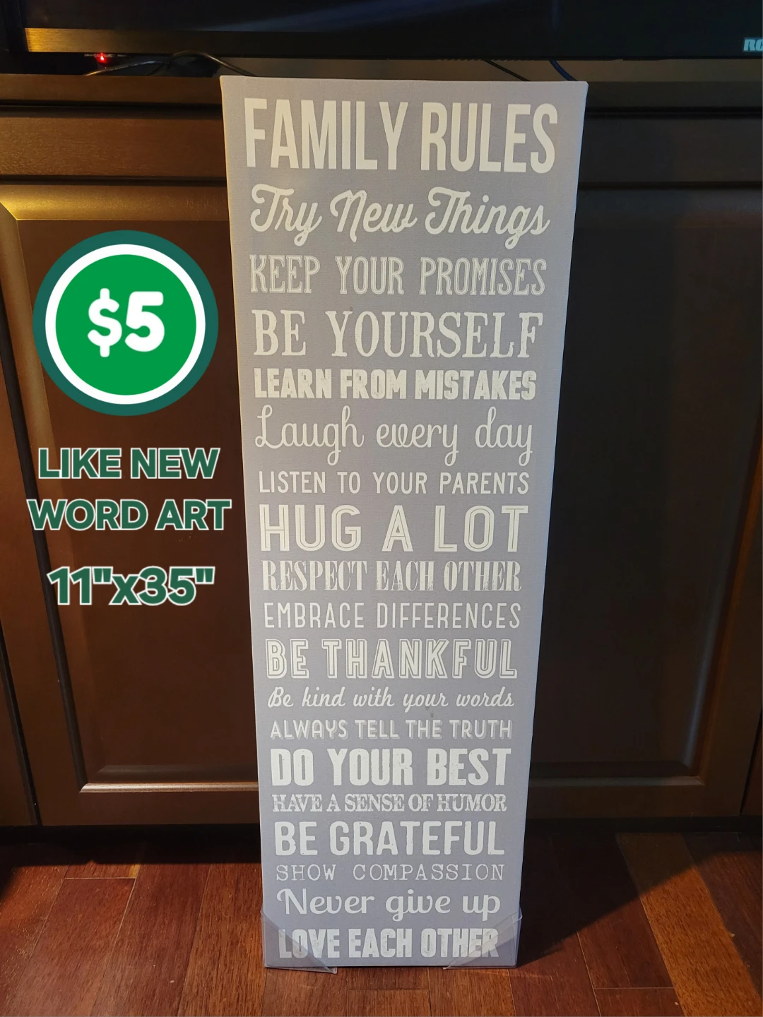 Family Rules Decor