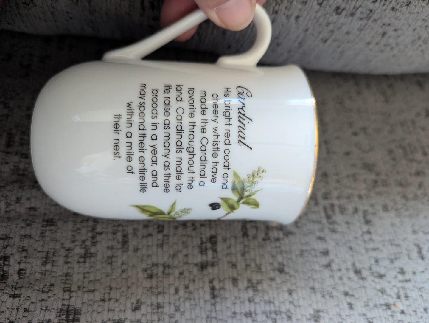Ceramic Mugs with Floral, Butterfly and Birds designs - photo 4