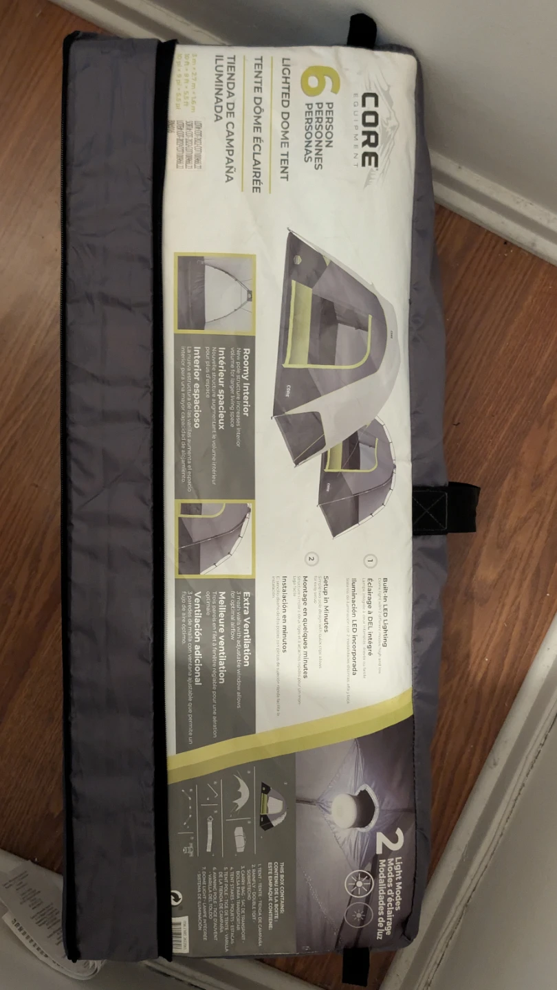 CORE 6 Person Lighted Dome Tent - photo 3