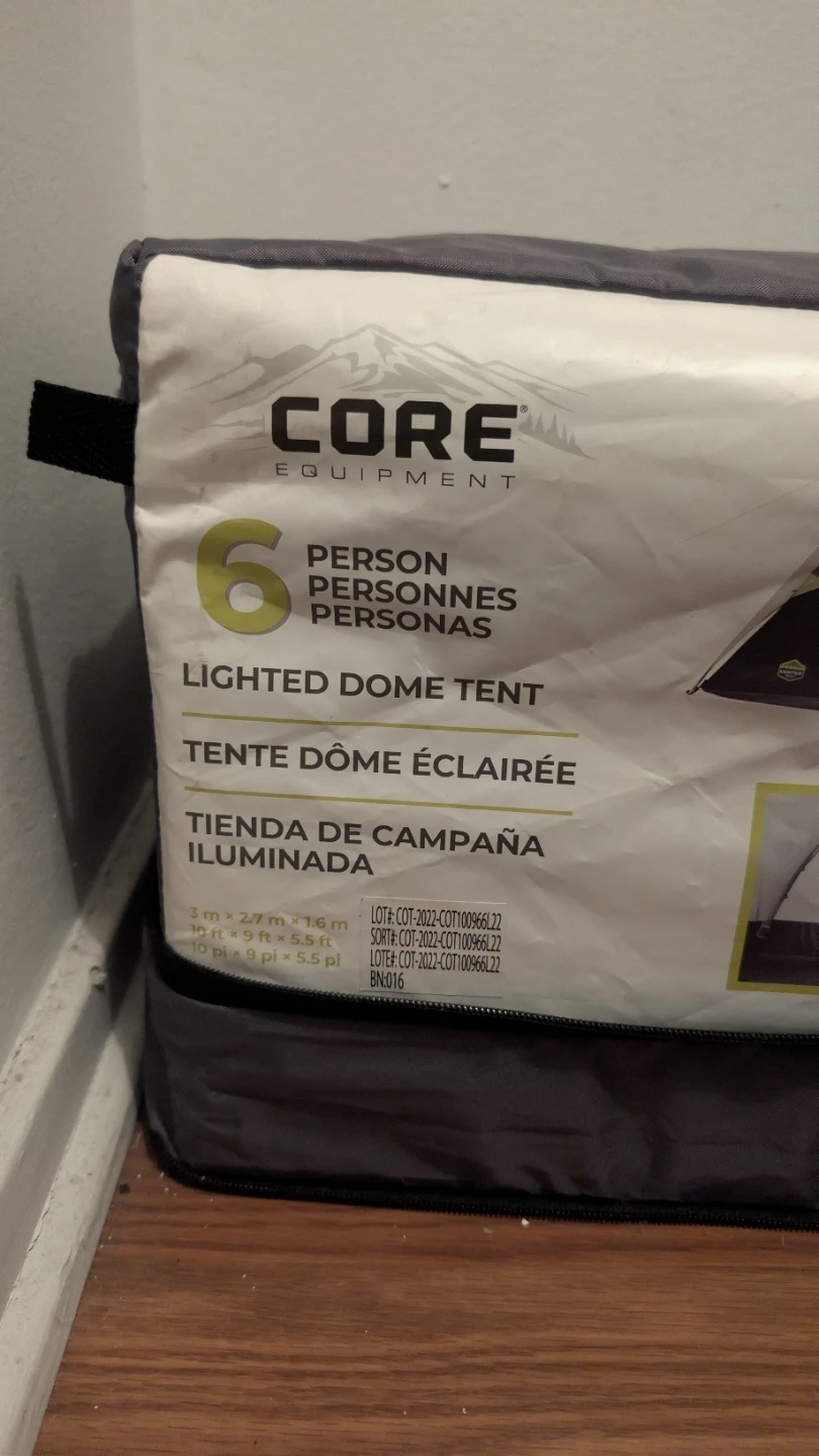 CORE 6 Person Lighted Dome Tent - photo 4
