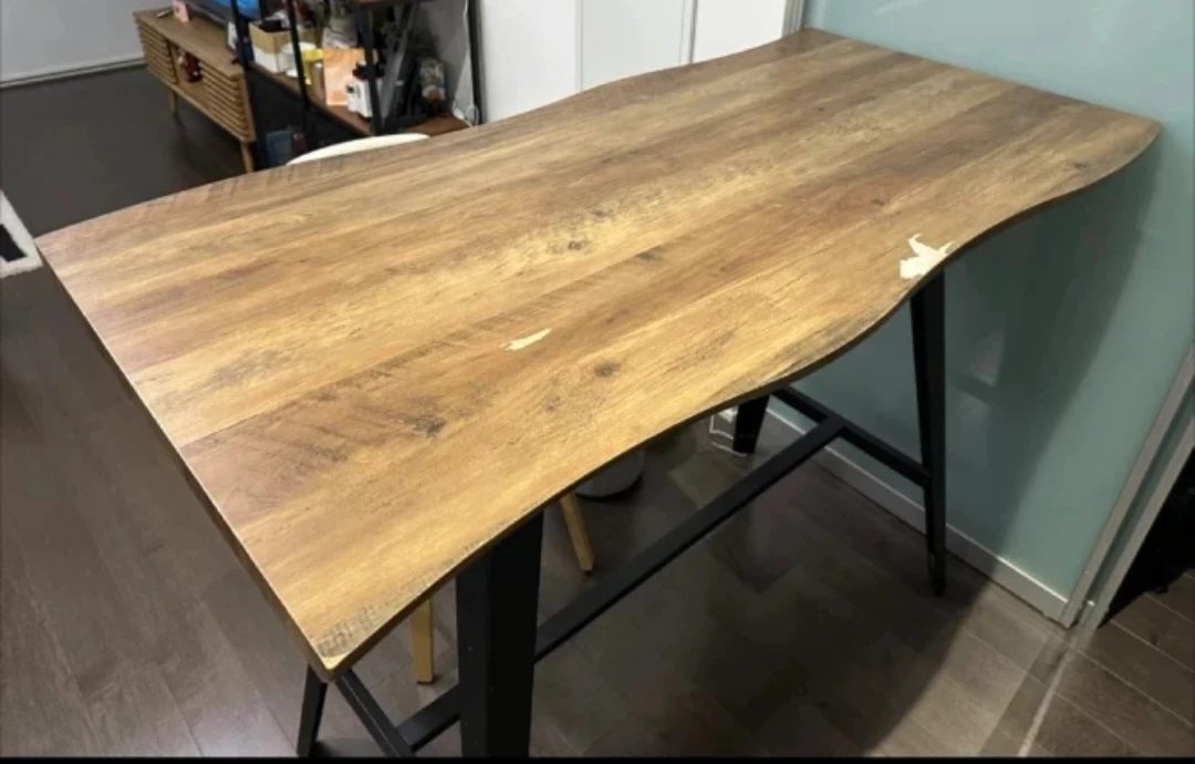 NEED IT GONE!!! Structube JERRY Bar Table - Natural Wood - photo 3
