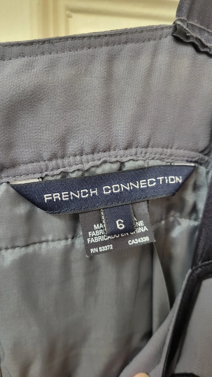 French Connection Tiered Pleated Dress Size 6 - photo 3