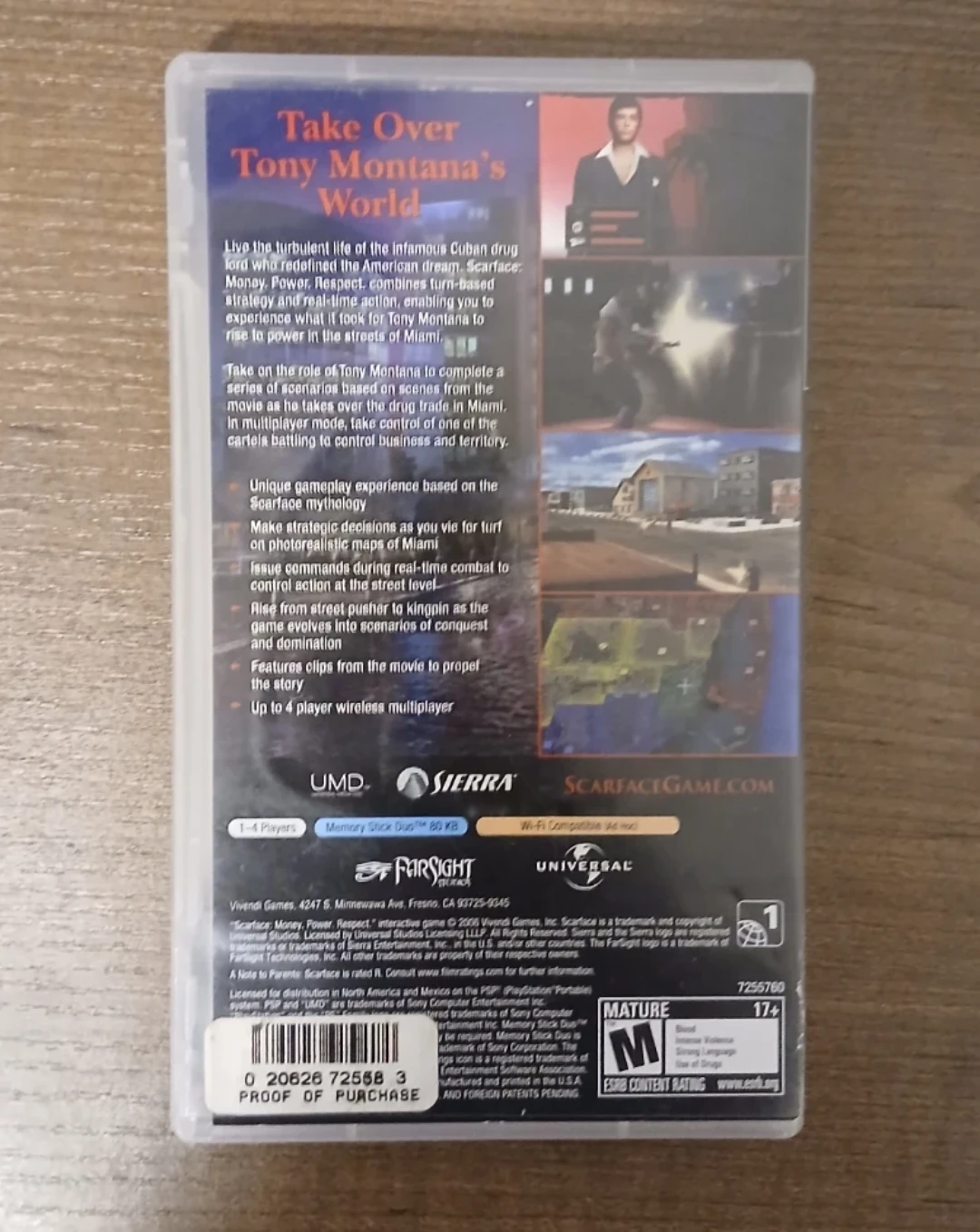 Scarface: Money. Power. Respect. PSP Game - photo 3