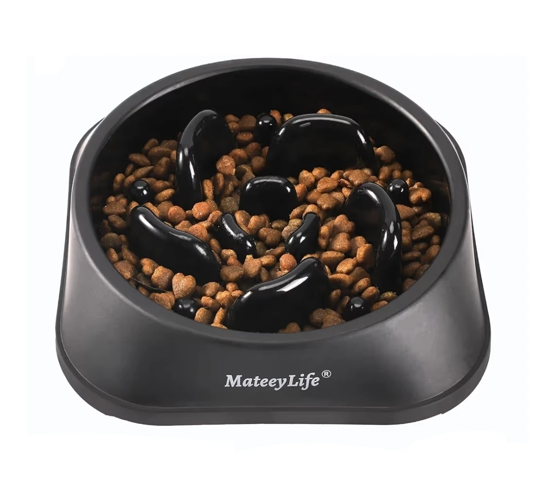MateeyLife Slow Feeder Dog Bowl – Anti-Choking Maze – Medium
