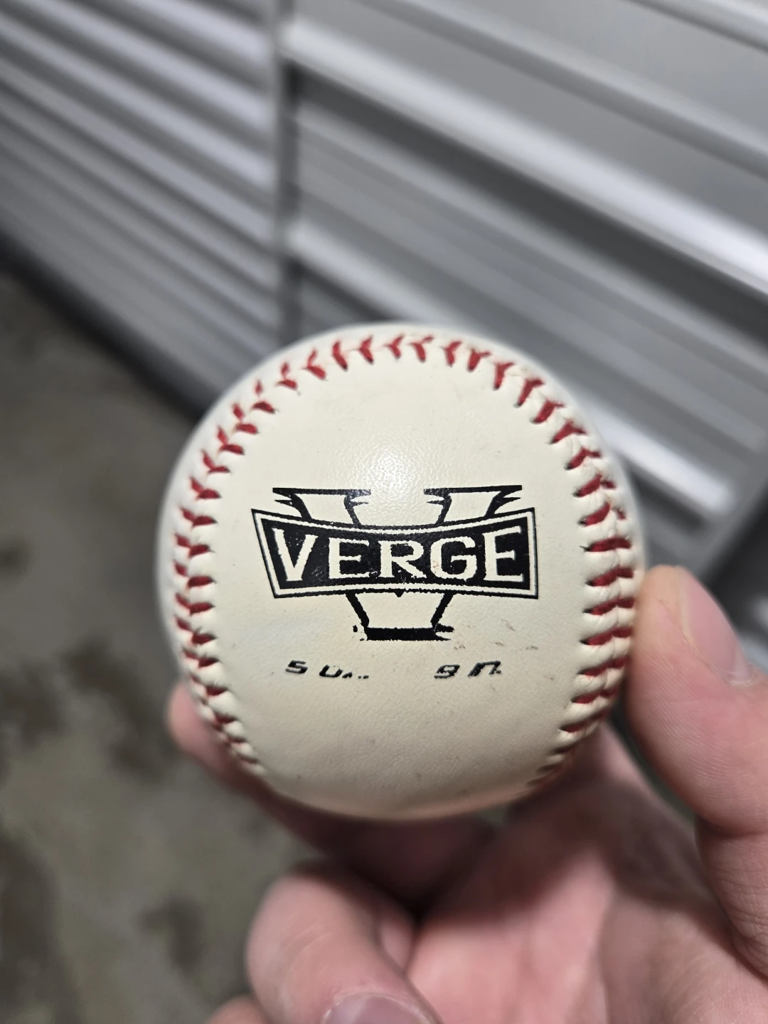 Verge Official Baseball - Synthetic Leather Cover - photo 3