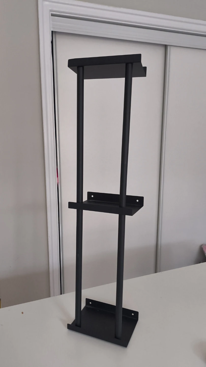 Black Metal Towel Rack - photo 4