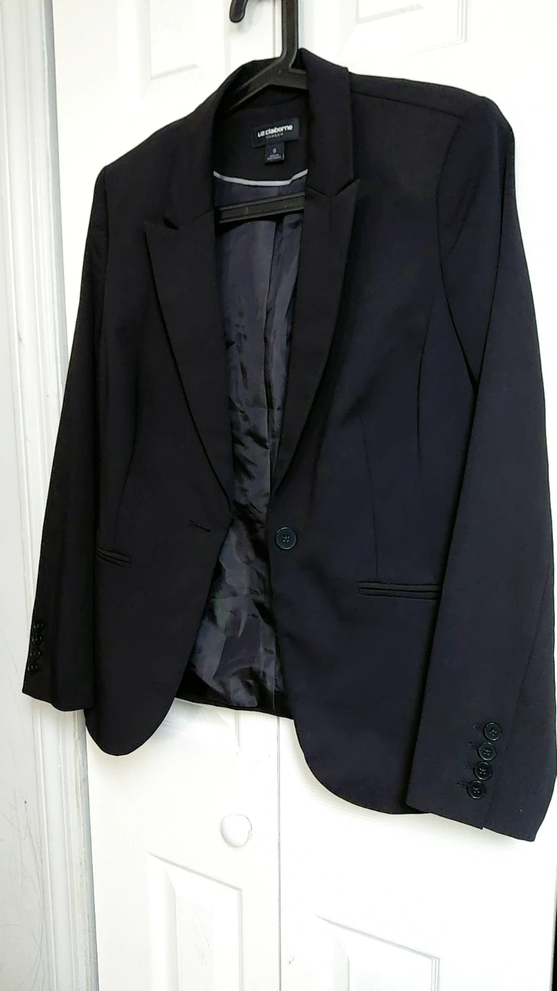 Liz Claiborne Black Blazer - Size 8 - photo 2