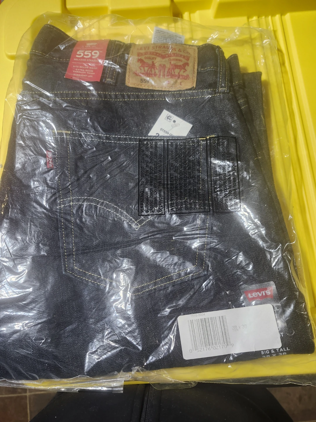 Levi's 559 Relaxed Straight Jeans Big & Tall 38x38