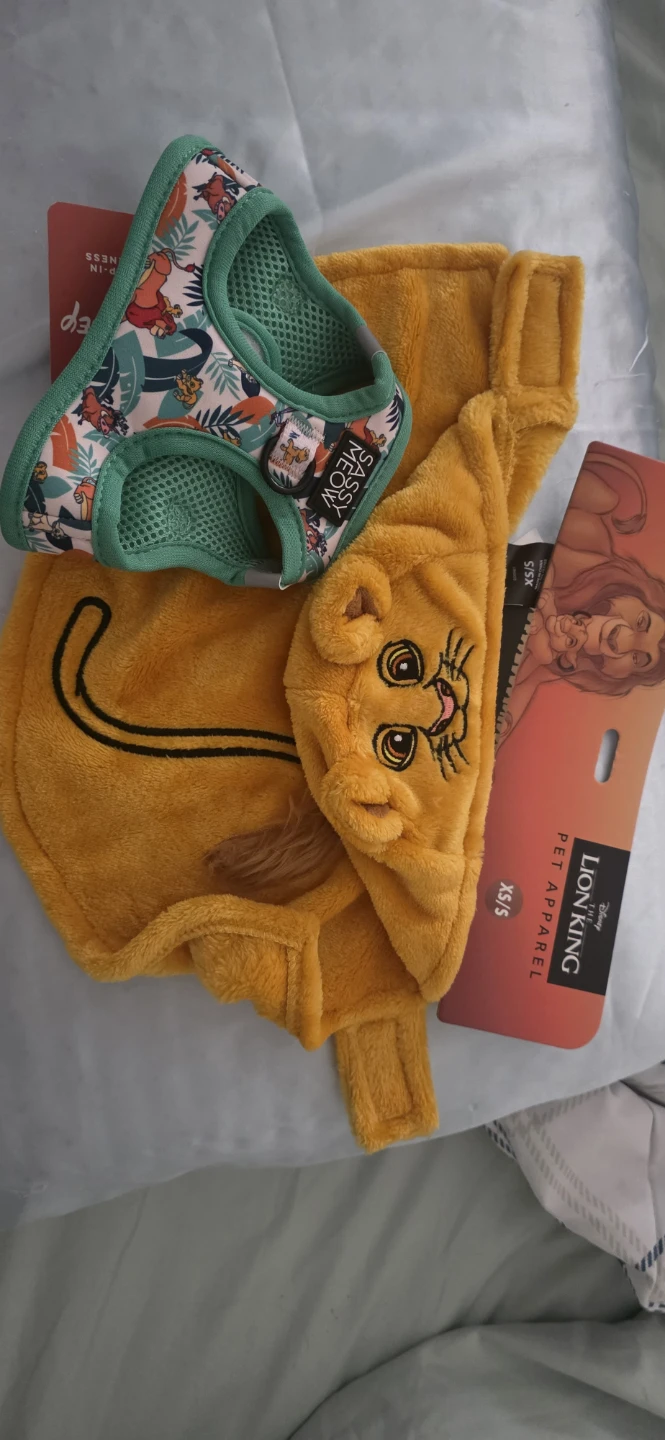 Disney The Lion King Pet Apparel and Harness Set