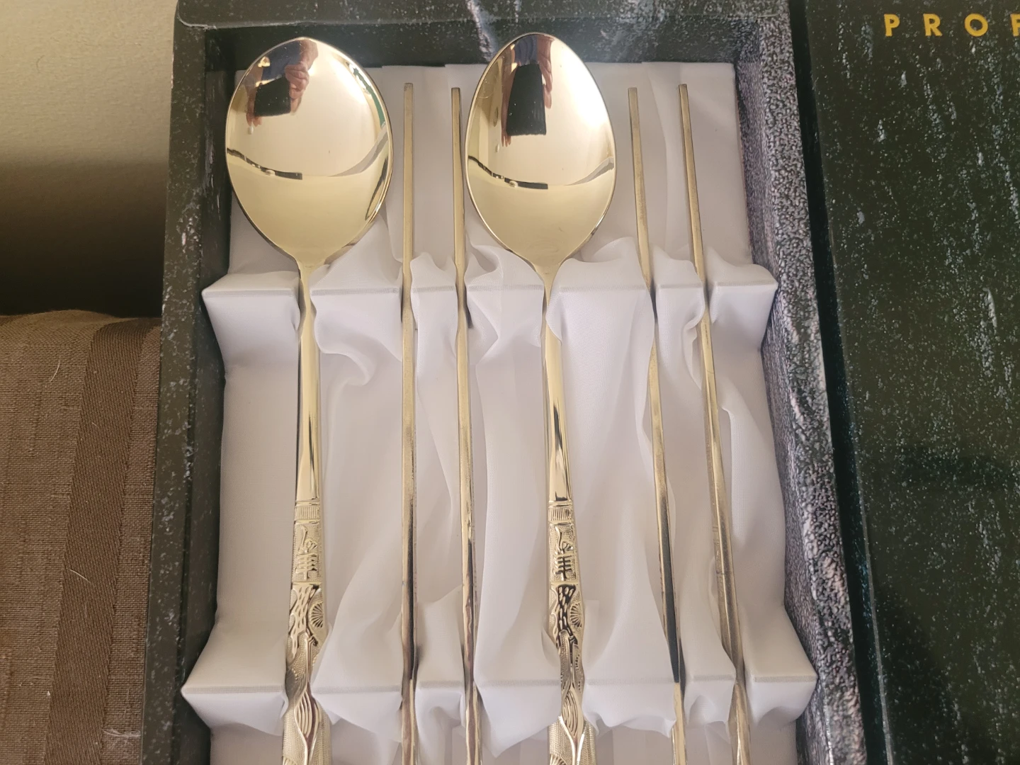 Kitchen Line Metal Spoon and Chopstick Set - photo 2