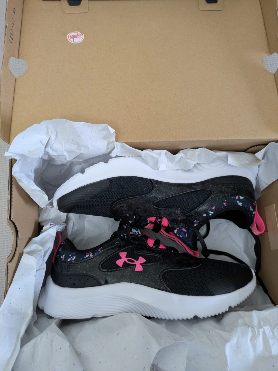 Under Armour Girls Infinity 2.0 Print Running Shoes - Size 5Y - photo 3