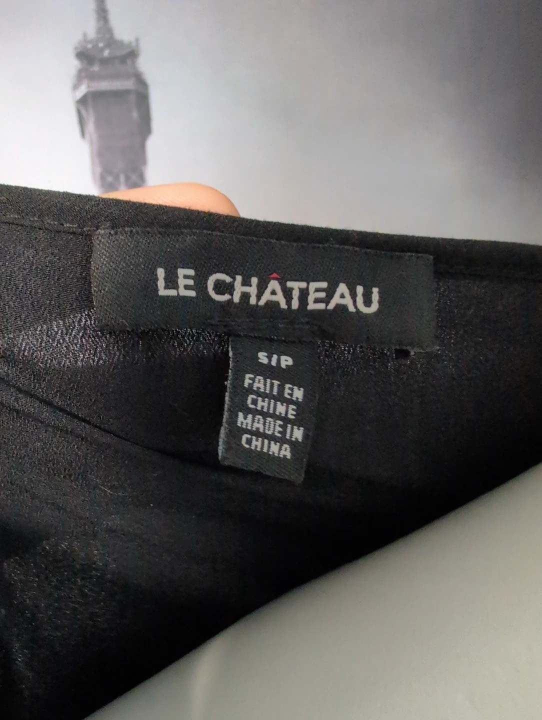 Le Chateau Black Sleeveless Tank Top - Size S/P - photo 4