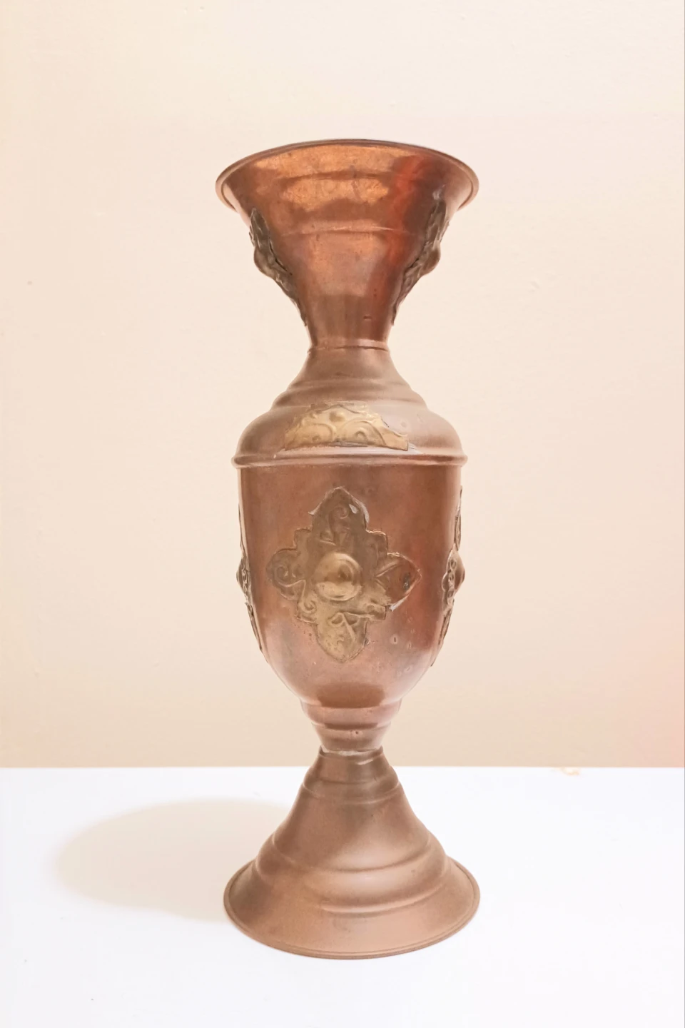 1950s Handmade Moroccan Copper Vase