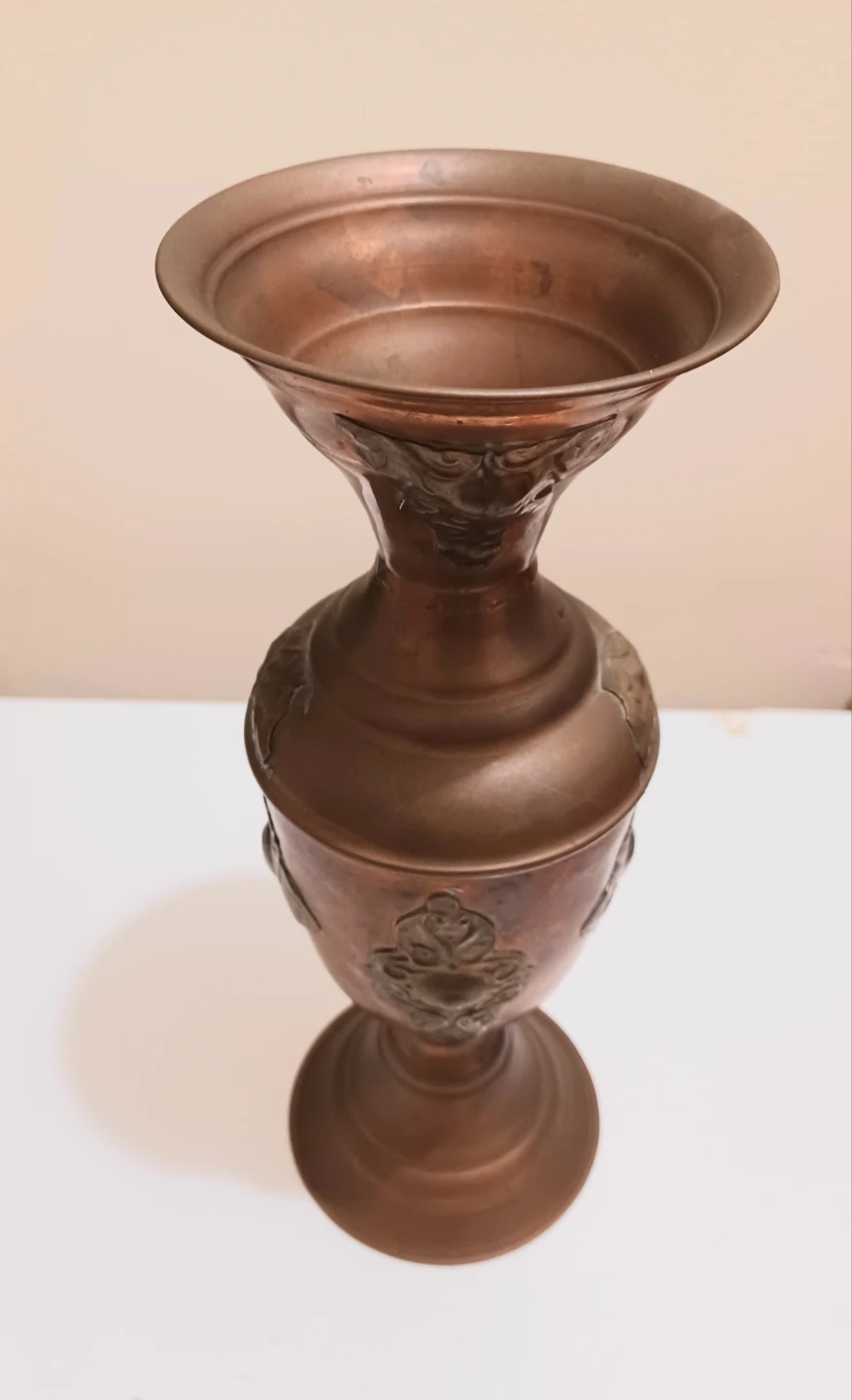 1950s Handmade Moroccan Copper Vase - photo 2