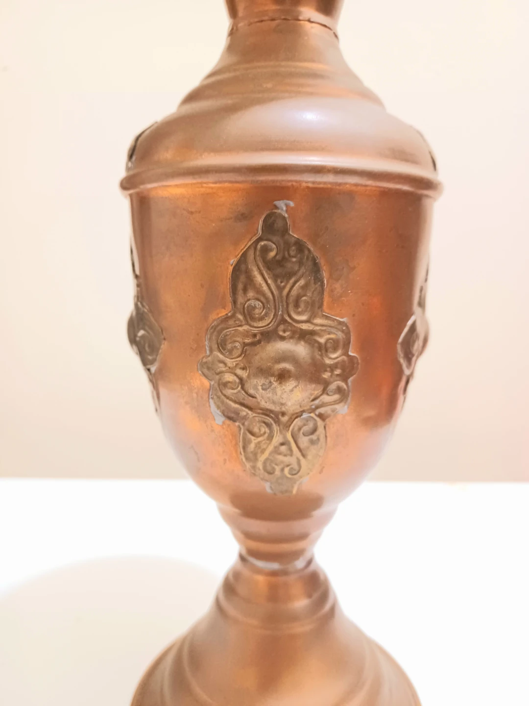 1950s Handmade Moroccan Copper Vase - photo 3