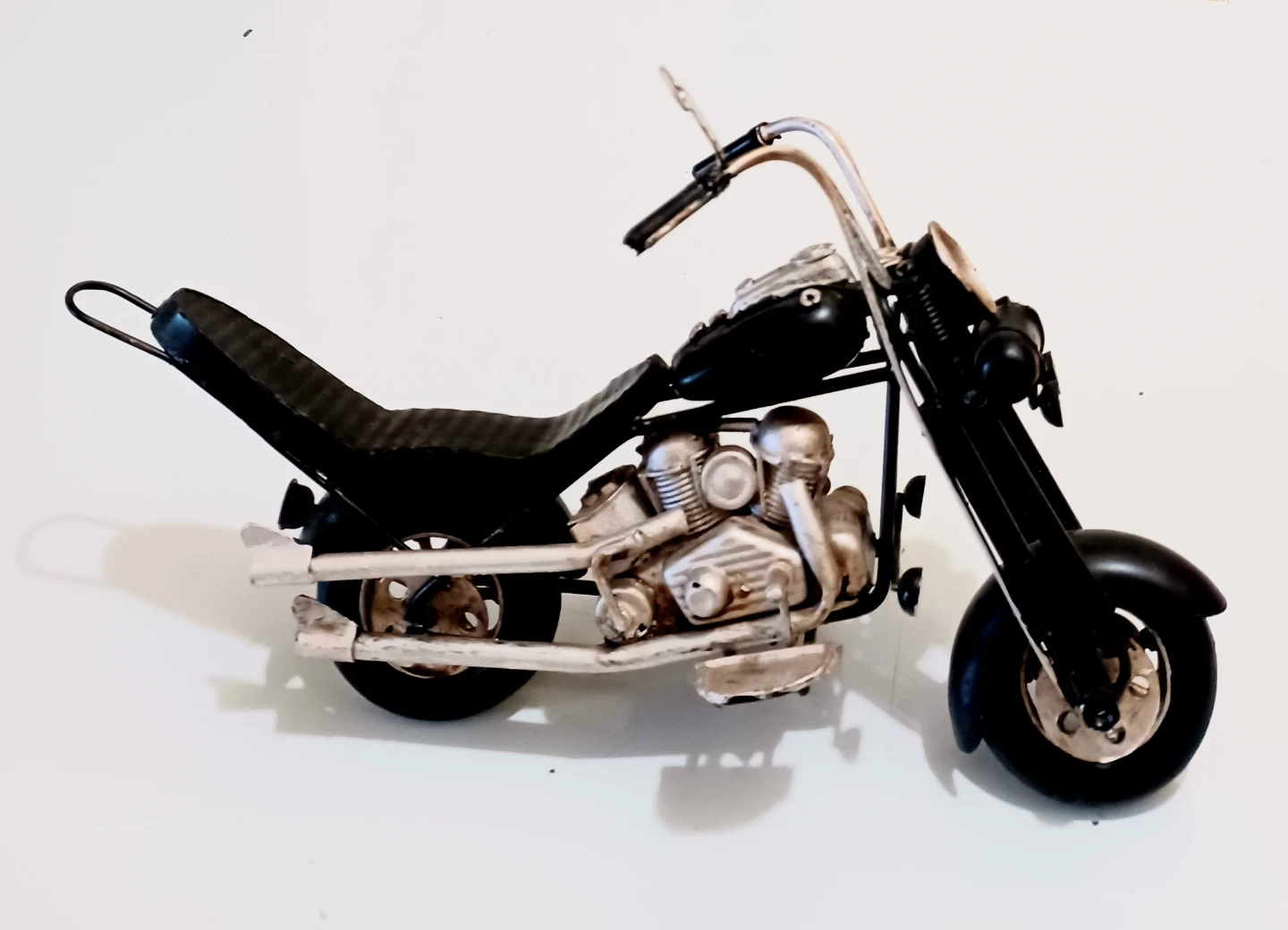 Vtg Handmade Chopper Motorcycle Replica