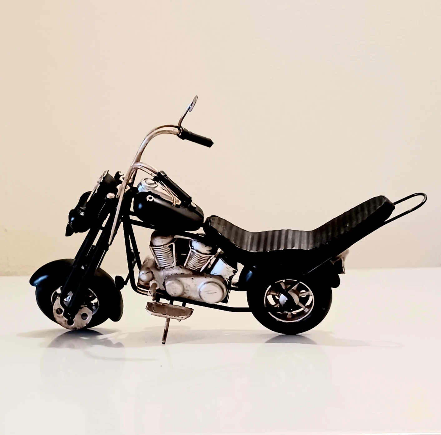 Vtg Handmade Chopper Motorcycle Replica - photo 2