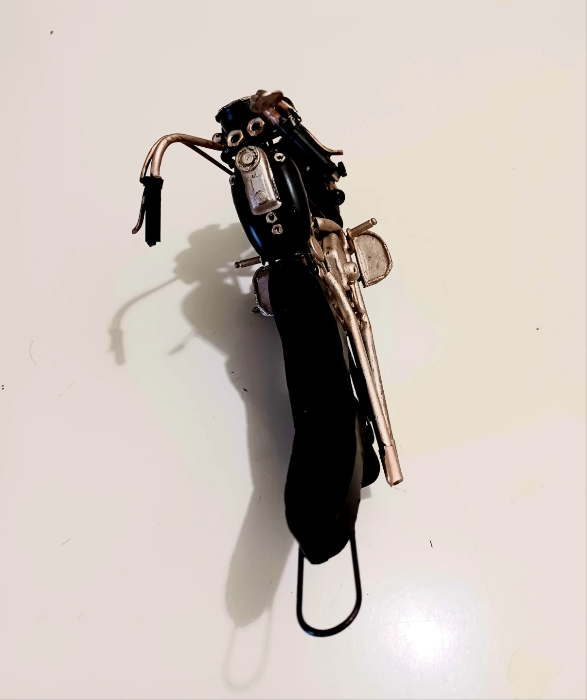 Vtg Handmade Chopper Motorcycle Replica - photo 3