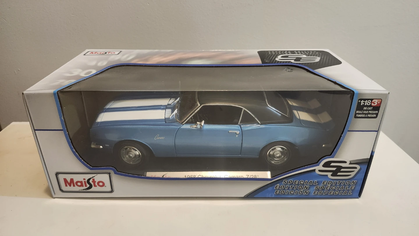 Maisto 1968 Chevrolet Camaro Z/28 Diecast Model Car - photo 4
