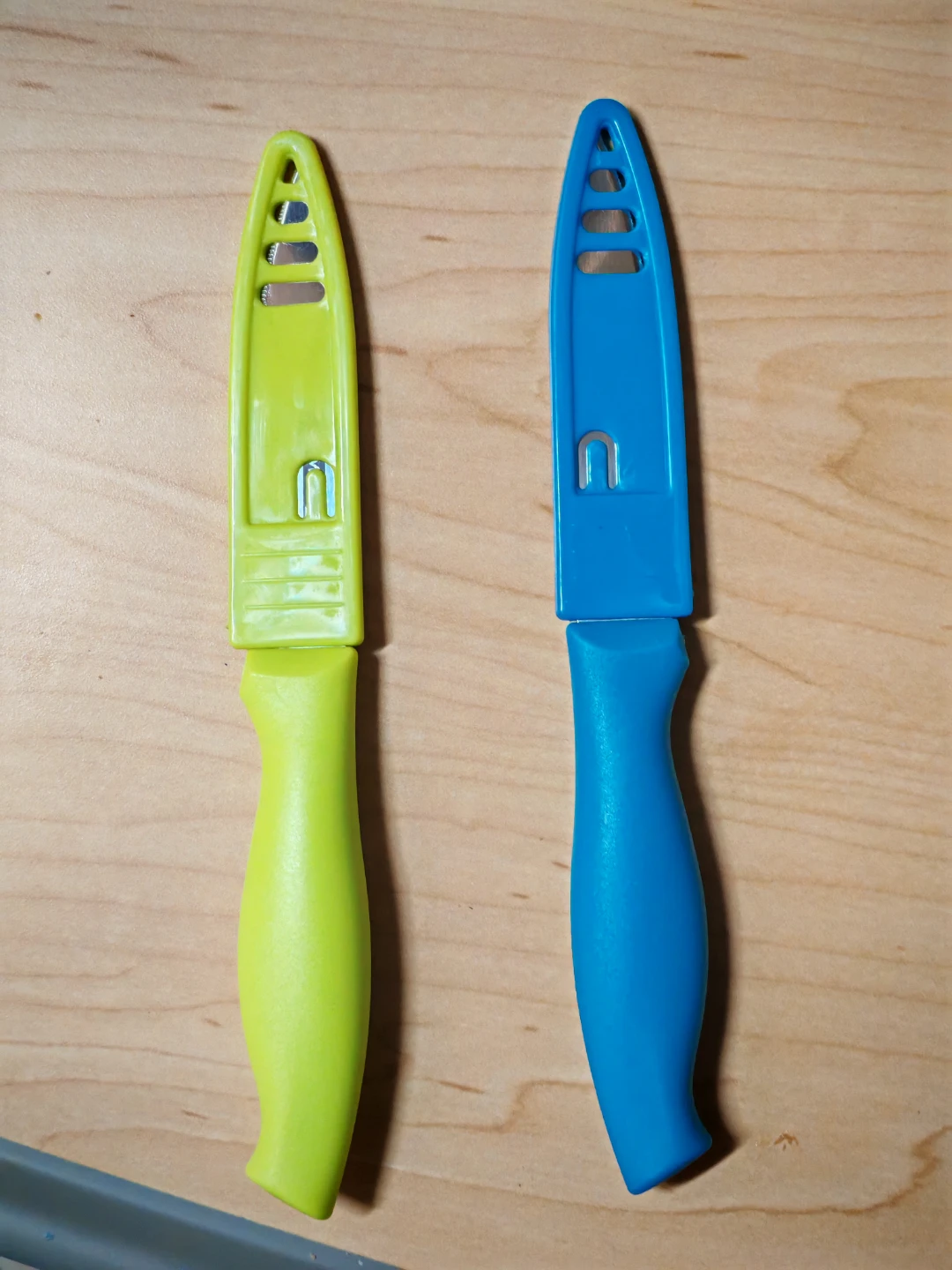 Pair of Kitchen Knives with Sheaths
