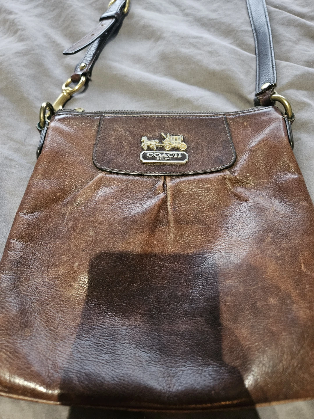 Coach Brown Leather Crossbody Bag - photo 2