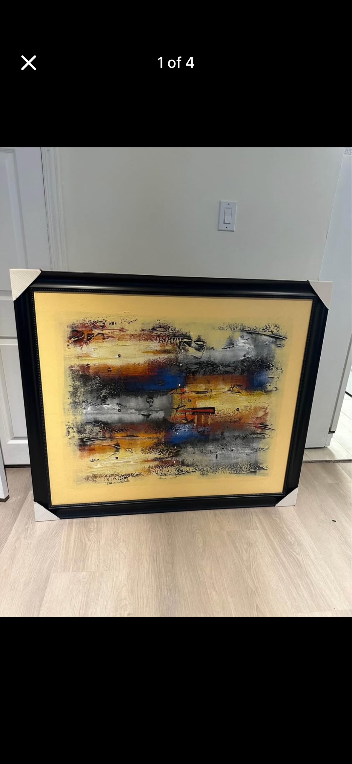 Framed Abstract Artwork