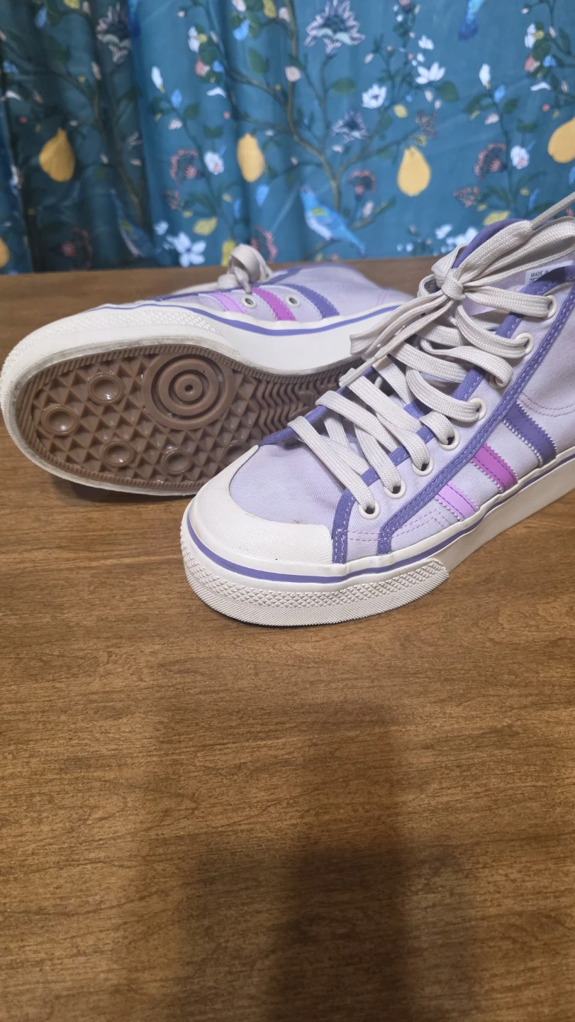 Adidas High Top Sneakers - Lavender/Purple