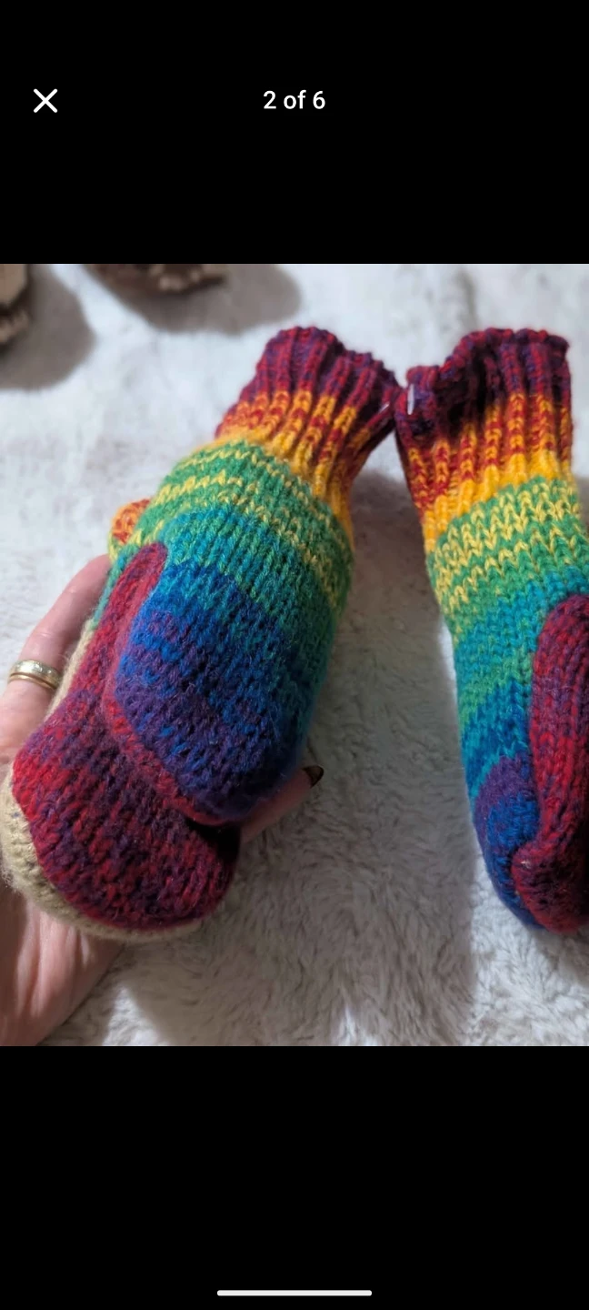 Ryber Outerwear Rainbow Alpaca Mittens - photo 2