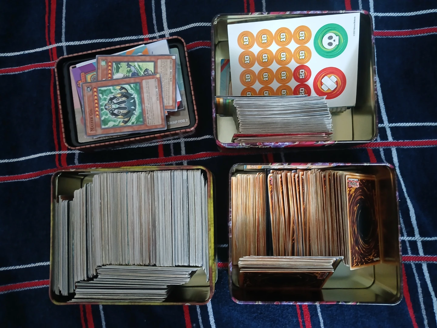Yu-Gi-Oh! Cards + 3x Collectable Tin Box 2008