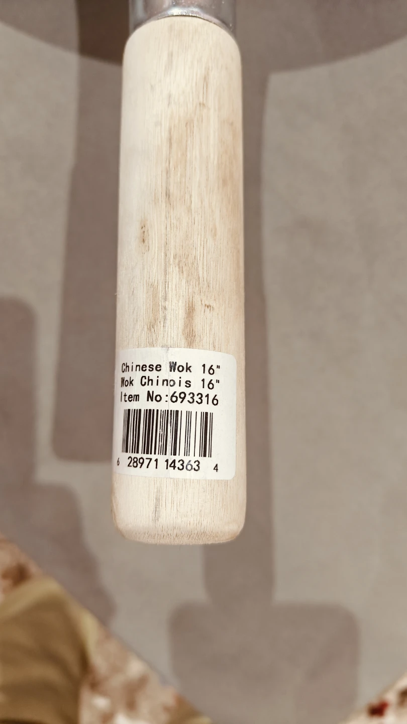 Chinese Wok 16" with Wooden Handle - photo 3