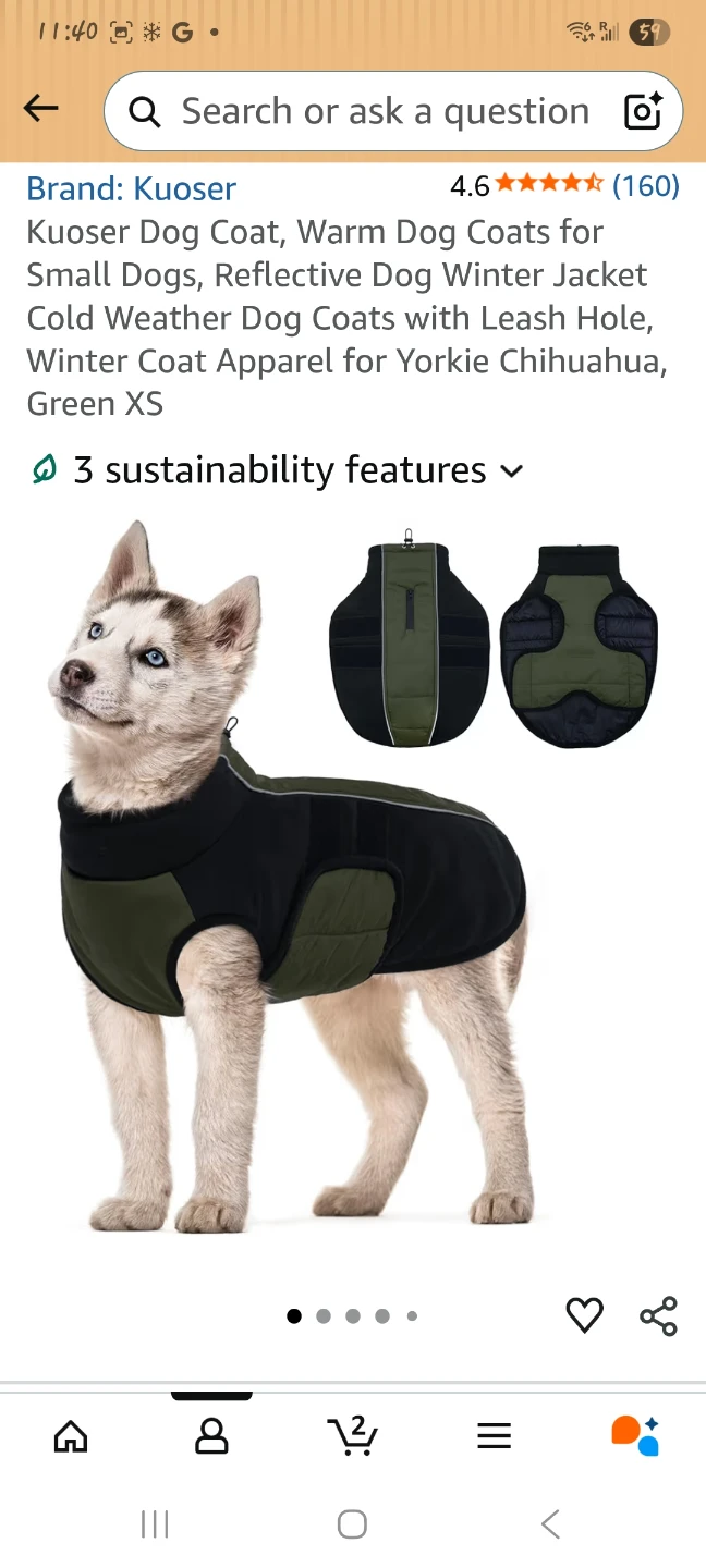 Dog Coat - Warm, Waterproof Winter Jacket