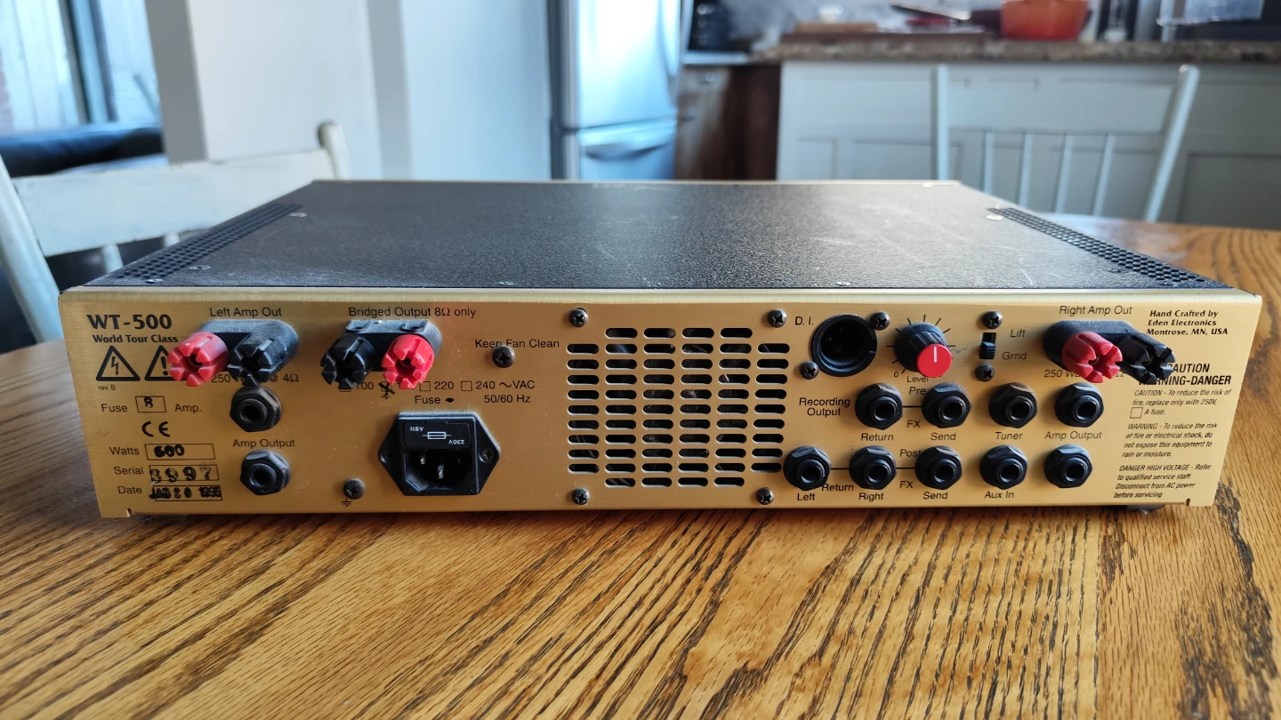 Eden WT-500 Highwayman Bass Amp - photo 5