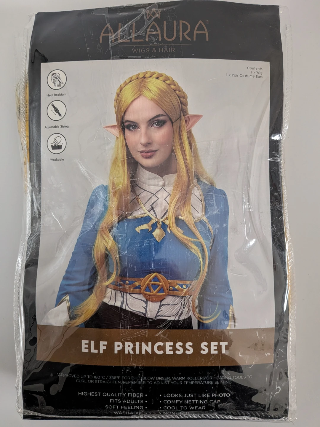 ALLAURA Elf Princess Cosplay Wig with Ears - photo 2