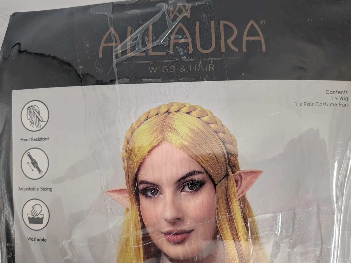 ALLAURA Elf Princess Cosplay Wig with Ears - photo 3