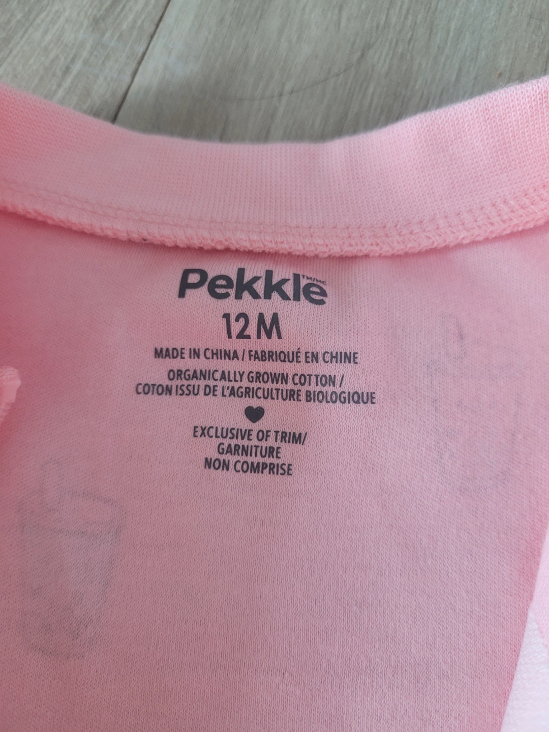Pekkle Baby Girl's Pink Boba Print Footed Pajamas Size 12 Months - photo 3