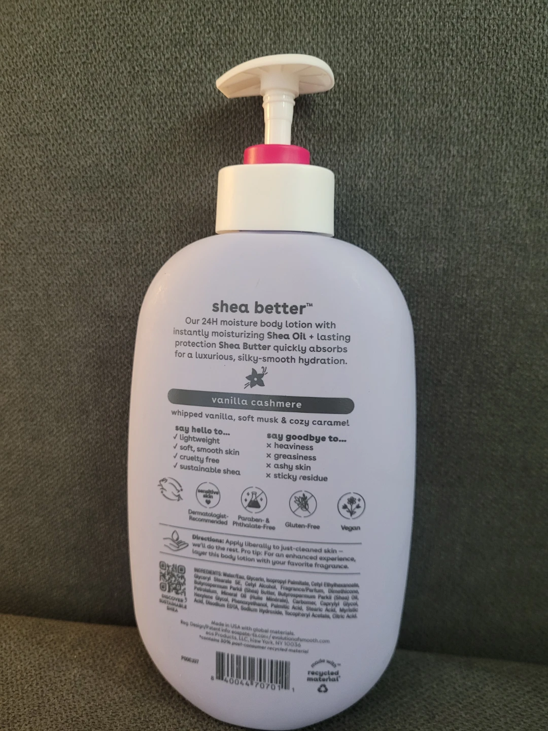 EOS Shea Better 24H Moisture Body Lotion - Vanilla Cashmere - photo 2