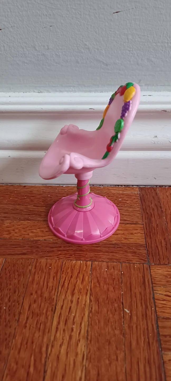 Pink Toy Chair with Fruit Decoration - photo 2