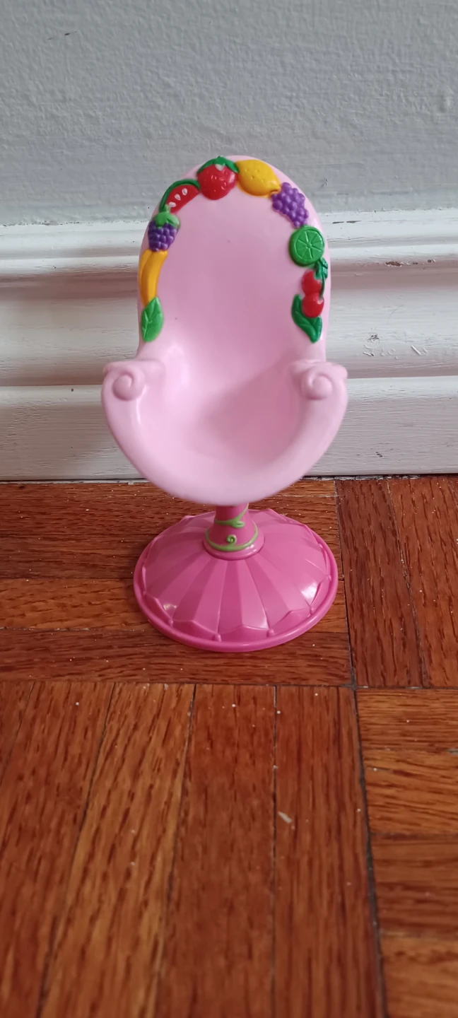 Pink Toy Chair with Fruit Decoration - photo 3